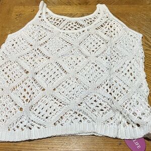 Crotchet Tank Top